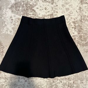 Zara Black Sweater Miniskirt